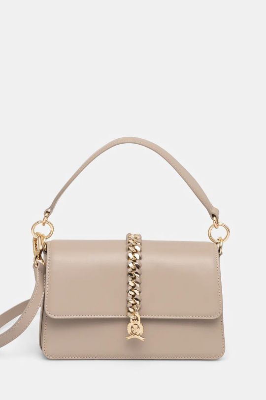 Tommy Hilfiger borsa a mano in pelle pelle fiore beige AW0AW16461