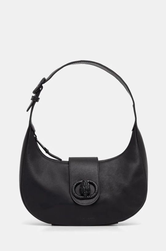 Kurt Geiger London borsa a mano in pelle CHELSEA pelle fiore nero 3596700109