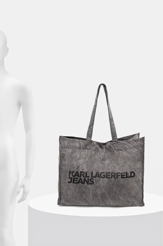 Τσάντα Karl Lagerfeld Jeans 246J3047 γκρί