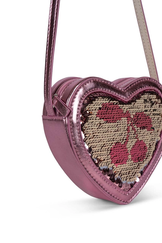 Konges Sløjd borsetta per bambini TUT HEART SEQUIN BAG KS101719 rosa