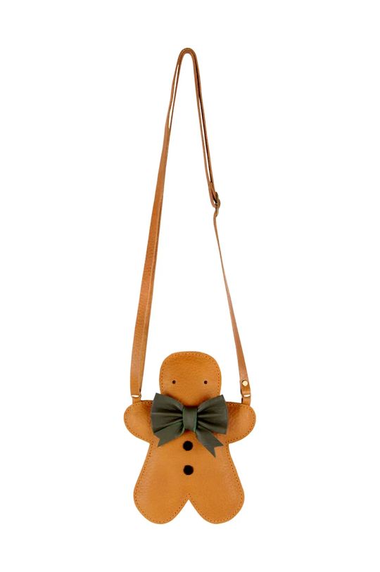 Donsje geanta de mana din piele pentru copii Britta Exclusive Purse Gingerbread nu incape in A4 portocaliu 5002015