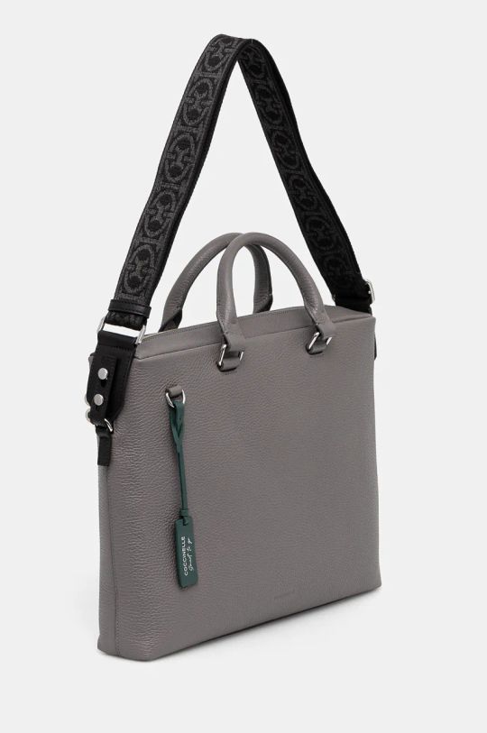 Coccinelle borsa in pelle MAN SOFT E1.MUK.91.01.01.S grigio AW24