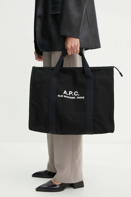 A.P.C. borsa in cotone gym bag recuperation CODBM.H62230