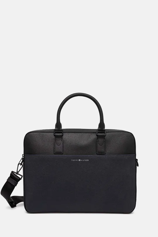 Кожаная сумка для ноутбука Tommy Hilfiger кожа чёрный AM0AM12749