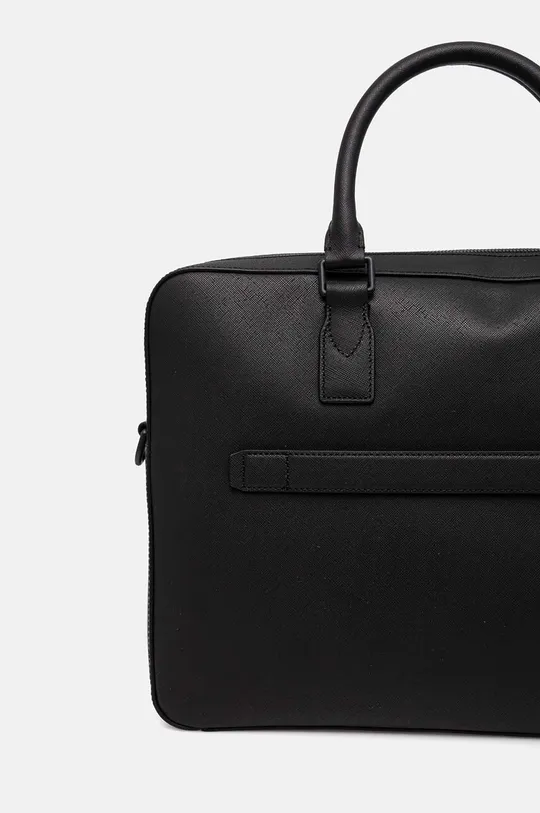 Кожаная сумка для ноутбука Tommy Hilfiger чёрный AM0AM12749