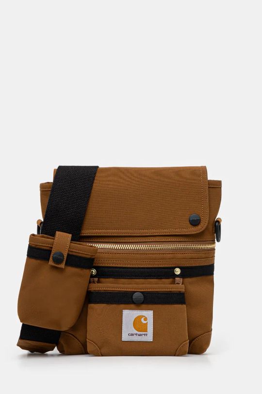 Malá taška Carhartt WIP Carpenter Shoulder Bag jednofarebný hnedá I033783.HZXX