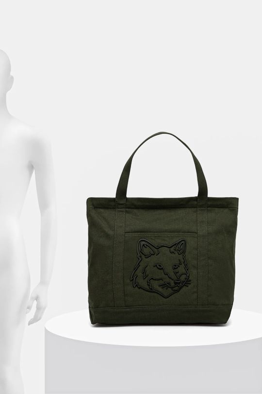 Maison Kitsuné torba bawełniana Fox Head LW05104WW0107