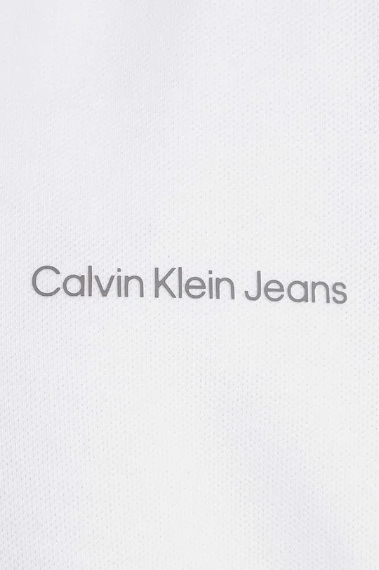 λευκό Παιδικά βαμβακερά μπλουζάκια πόλο Calvin Klein Jeans