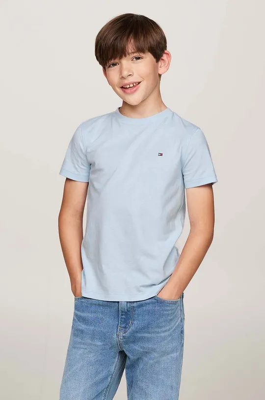 Tommy Hilfiger t-shirt in cotone per bambini cotone bianco KB0KB06879.9BYH.128.176