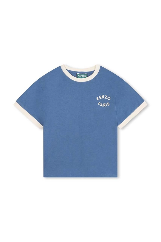 Kenzo Kids t-shirt bawełniany dziecięcy nadruk niebieski K60764.86.108