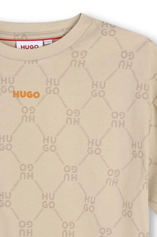 Мальчик Детская футболка HUGO G00153.114.150 бежевый