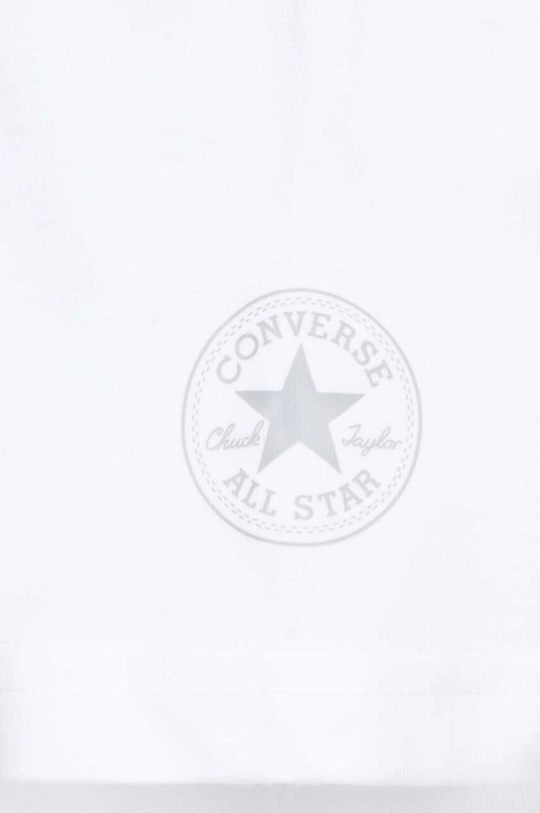 Converse t-shirt bawełniany dziecięcy biały 8CG225