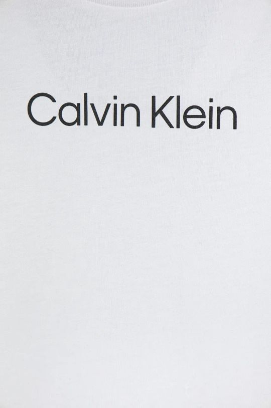 CHLAPEC Dětské bavlněné tričko Calvin Klein Jeans IU0IU00682.104.116.9BYH bílá