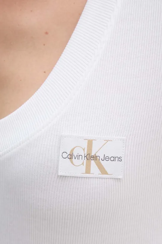 білий Футболка Calvin Klein Jeans