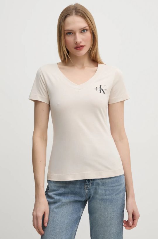 Calvin Klein Jeans t-shirt bawełniany 2-pack bawełna czarny J20J223447