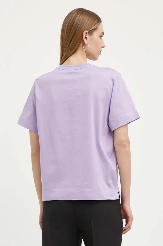 Βαμβακερό μπλουζάκι BOSS Κύριο υλικό: 100% Βαμβάκι Εφαρμογή: 92% Μετάξι, 8% Σπαντέξ Πλέξη Λαστιχο: 97% Βαμβάκι, 3% Σπαντέξ