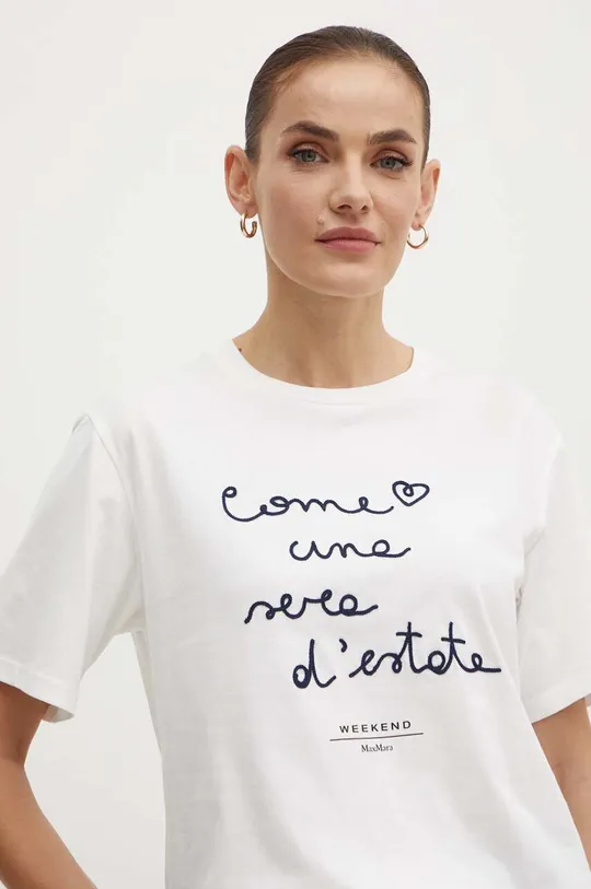 bianco Weekend Max Mara t-shirt in cotone