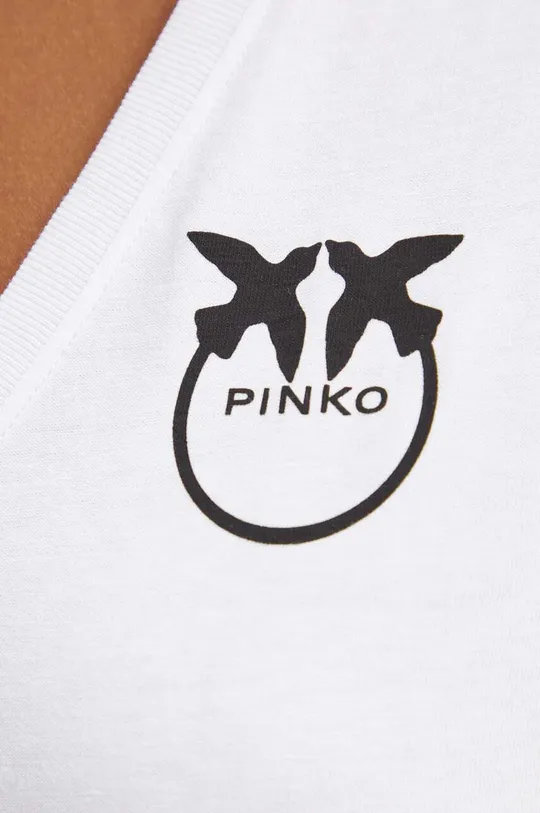 Хлопковая футболка Pinko 102950.A228 белый
