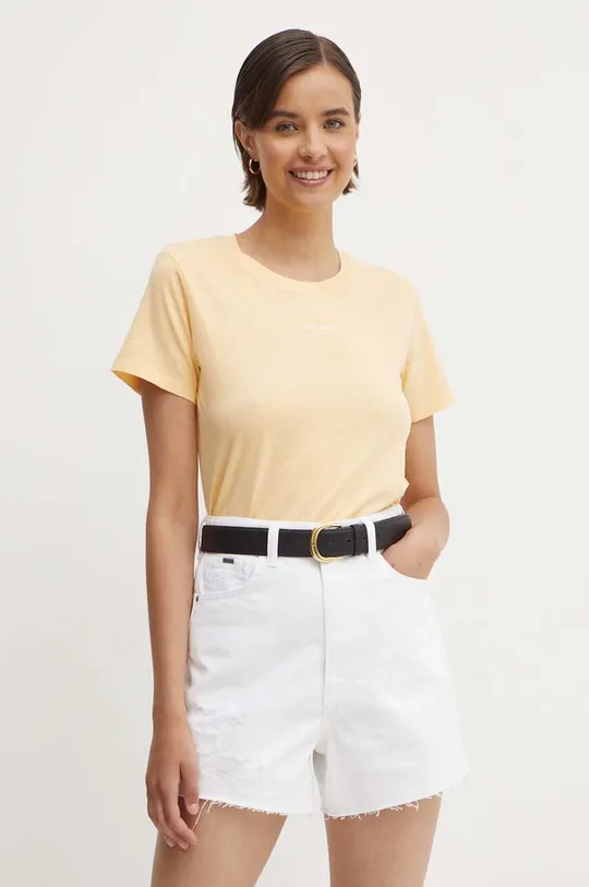 giallo Pepe Jeans t-shirt in cotone EMILY