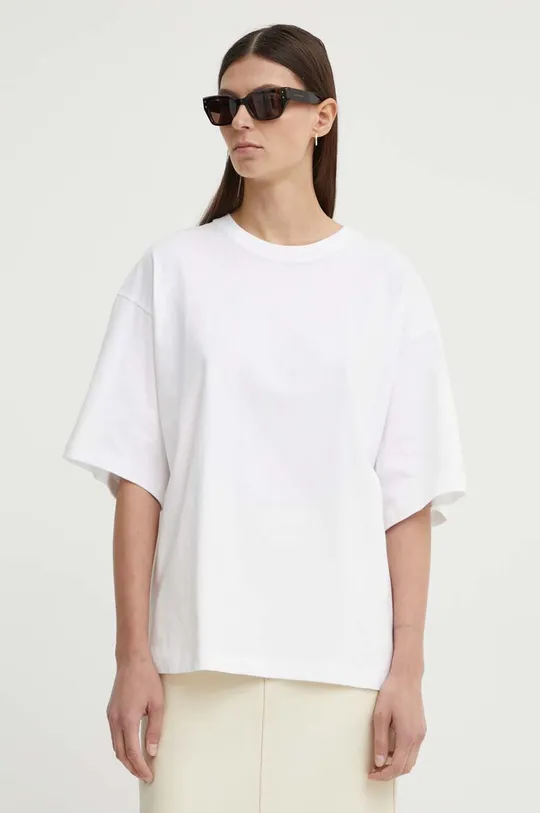 λευκό Βαμβακερό μπλουζάκι Day Birger et Mikkelsen Drew - Heavy Jersey RD
