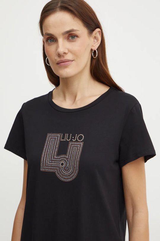 Liu Jo t-shirt in cotone nero TF4209.J6040