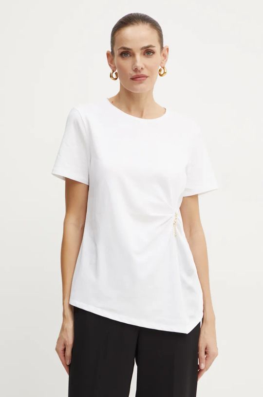 Liu Jo t-shirt applique bianco WF4181.J5003