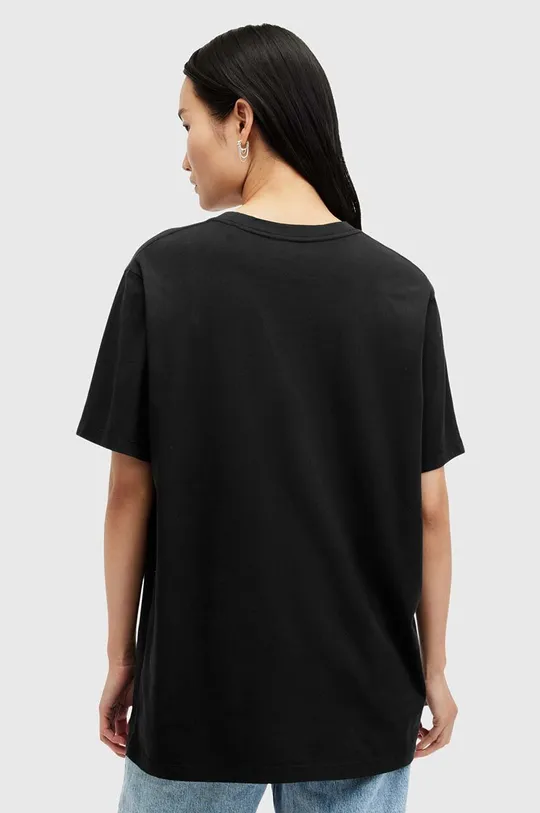 AllSaints t-shirt bawełniany PEPPER BF czarny