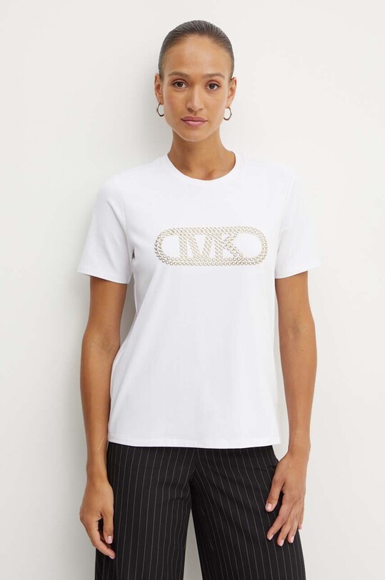 Футболка MICHAEL Michael Kors женская цвет белый MT4519LANU | ANSWEAR.ua
