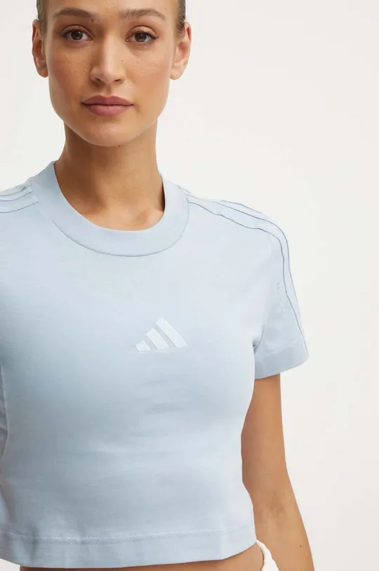 blu adidas t-shirt in cotone All SZN Donna