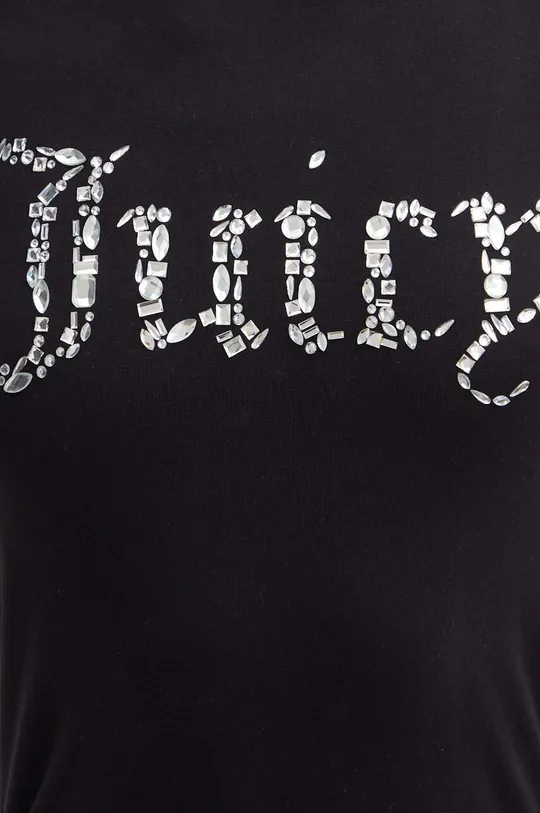 Bavlnené tričko Juicy Couture DIAMANTE JEWEL GIRLFRIEND T-SHIRT- Dámsky