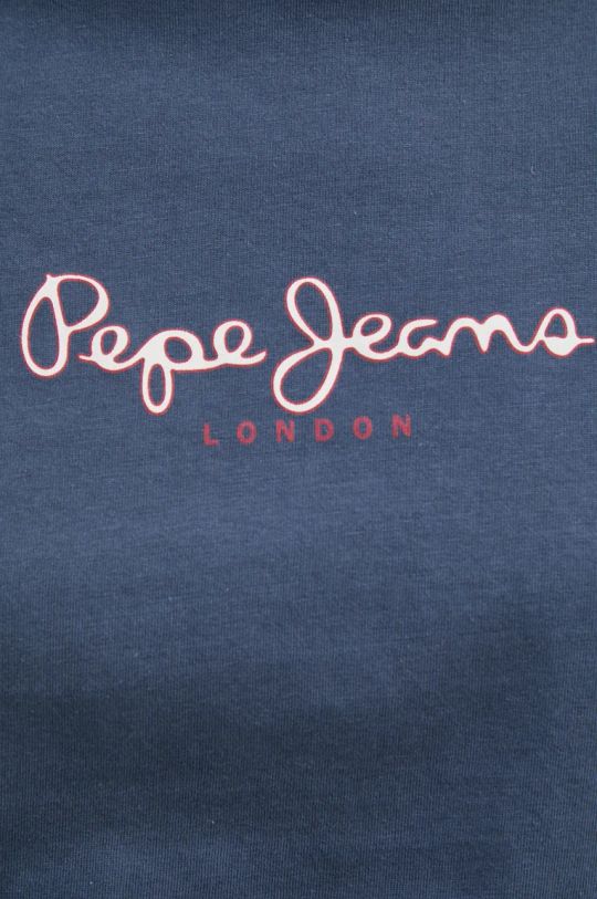 Pepe Jeans tricou din bumbac FIORE PL505951 bleumarin