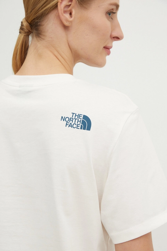 The North Face t-shirt Relaxed Easy Tee beige NF0A8A6G7OU1