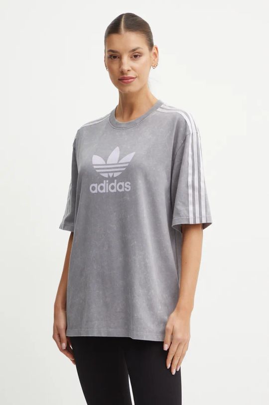 Îmbrăcăminte adidas Originals tricou din bumbac Wash Tee IW3412 gri