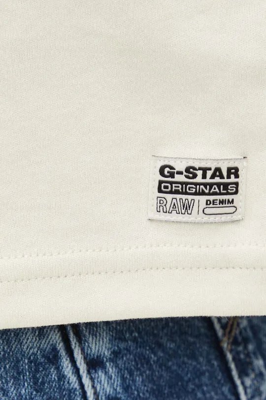 Хлопковая футболка G-Star Raw D25032.C812 бежевый
