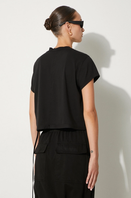 Oblečenie Bavlnené tričko Rick Owens Cropped Small Level T DS02D2207.RN čierna