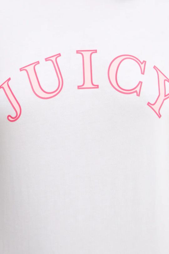 Βαμβακερό μπλουζάκι Juicy Couture GIRLFRIEND TEE JCSCT224414.117 λευκό