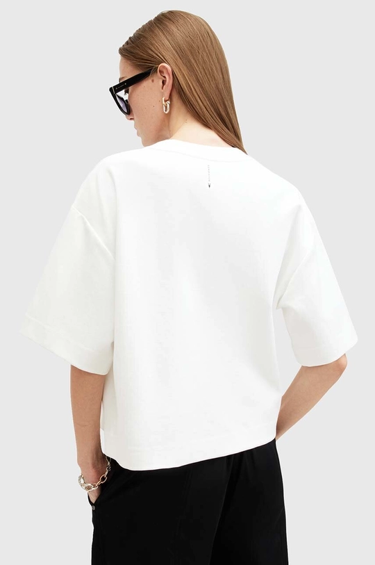 AllSaints t-shirt in cotone TILLIE TEE bianco W050JA