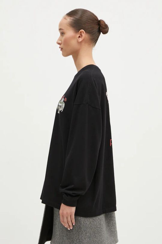 Undercover cotton longsleeve top C/S UC2D1892.1 black AW24