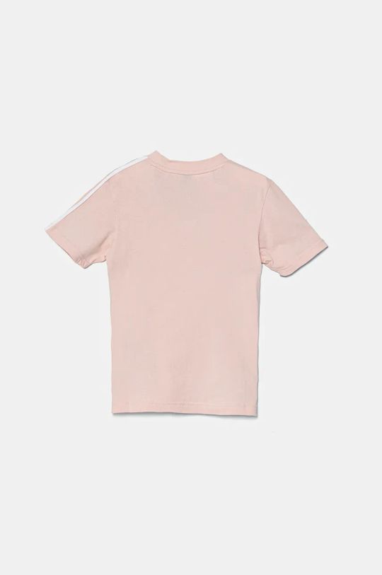 Dětské bavlněné tričko adidas LK 3S CO TEE IX7338 růžová AW24