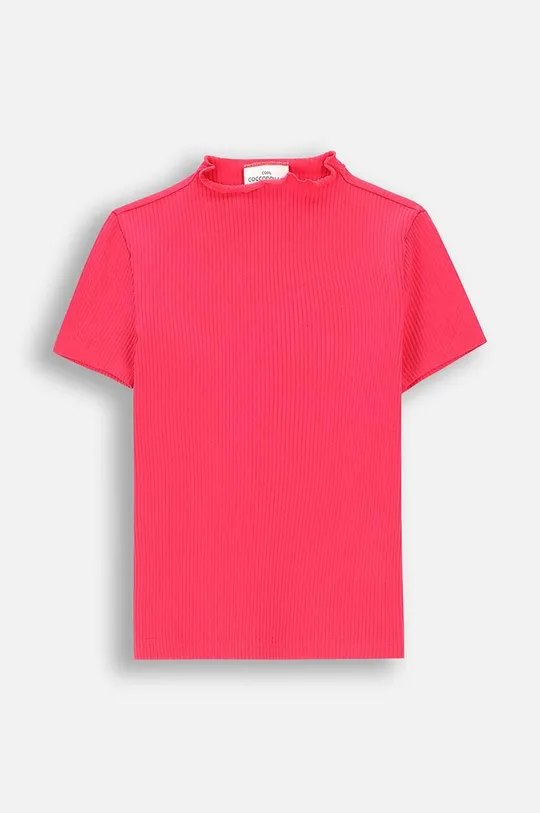Дитяча футболка Coccodrillo з еластаном рожевий ZC4143201AGJ