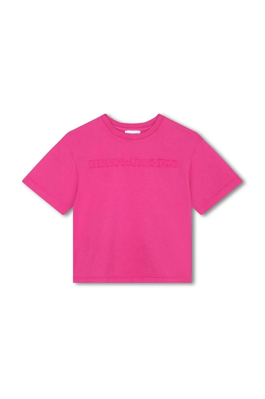 Marc Jacobs t-shirt bawełniany dziecięcy W60305.G.102.108 różowy AW24