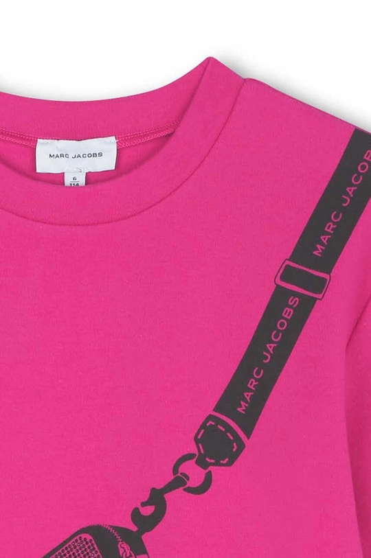 Dziewczynka Marc Jacobs t-shirt dziecięcy W60388.156 różowy