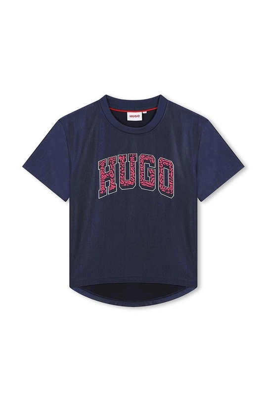 Παιδικό μπλουζάκι HUGO G00222.114.150 σκούρο μπλε AW24