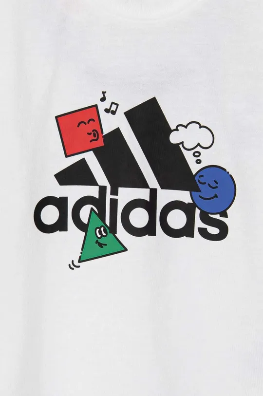 Дитяча бавовняна футболка adidas POS TABLE LK 100% Бавовна