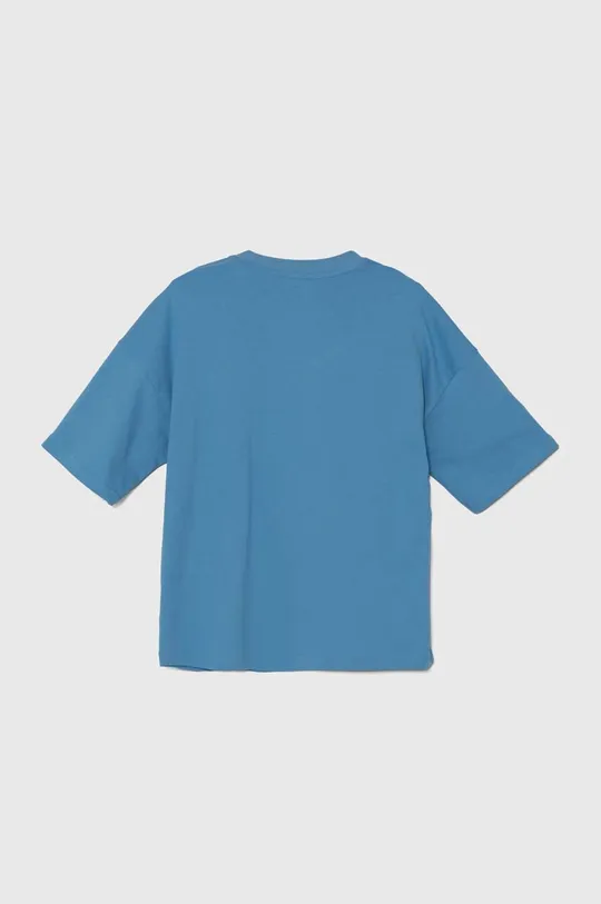 Детская хлопковая футболка adidas Originals TEE голубой