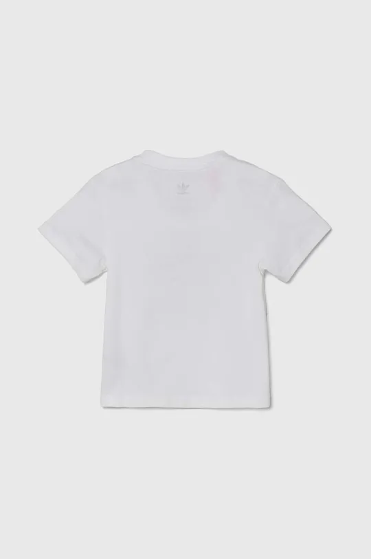 adidas Originals t-shirt bawełniany dziecięcy TREFOIL TEE biały