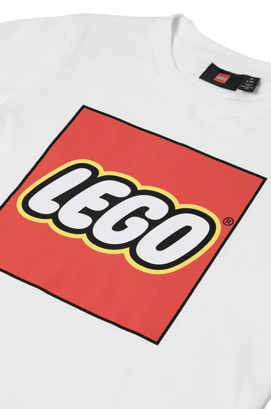 Chłopiec Lego t-shirt bawełniany dziecięcy LWTANO 631 12011363 biały