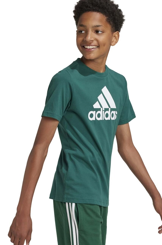 Παιδικό βαμβακερό μπλουζάκι adidas U BL TEE IX9569