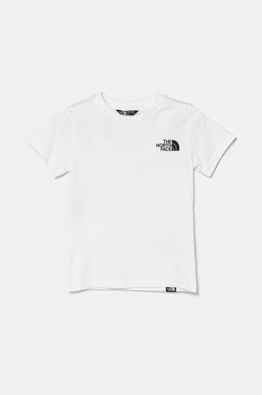 The North Face t-shirt dziecięcy TEEN S/S SIMPLE DOME TEE pozostałe biały NF0A8DRPFN41