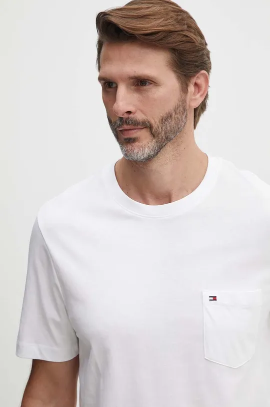 bianco Tommy Hilfiger t-shirt in cotone Uomo